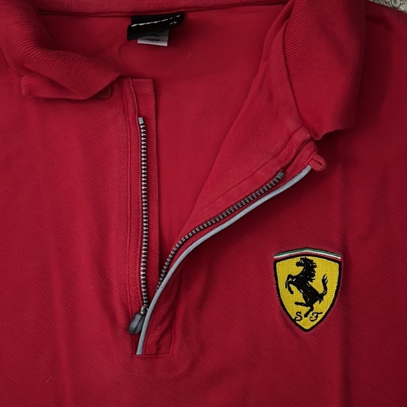 Red Ferrari polo shirt​​ - Picture 3 of 5